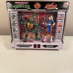 Teenage Mutant Ninja Turtles vs Street Fighter Action Figures